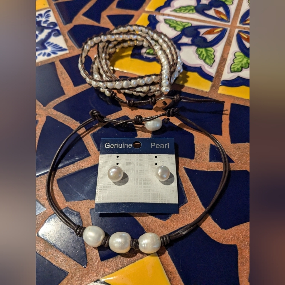 Pearl Jewelry Set